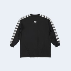 발렌시아가 x 아디다스 롱 슬리브 티셔츠 블랙