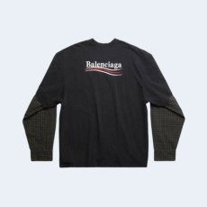 발렌시아가 폴리티컬 캠페인 레이어드 티셔츠