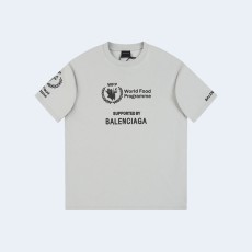 발렌시아가 푸드플렌 패치워크 티셔츠 그레이