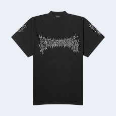 발렌시아가 다크웨이브 티셔츠 블랙