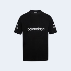 발렌시아가 B 패밀리 테일러 티셔츠 블랙