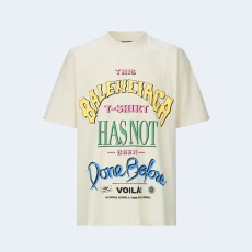 발렌시아가 낫 빈 던 오버사이즈 티셔츠