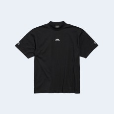 발렌시아가 3B 로고 자수 탑 티셔츠