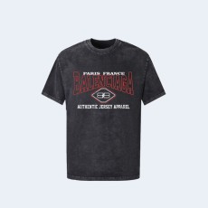 발렌시아가 로고 프린트 반팔