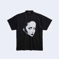 발렌시아가 미나 시리즈 오버사이즈 티셔츠