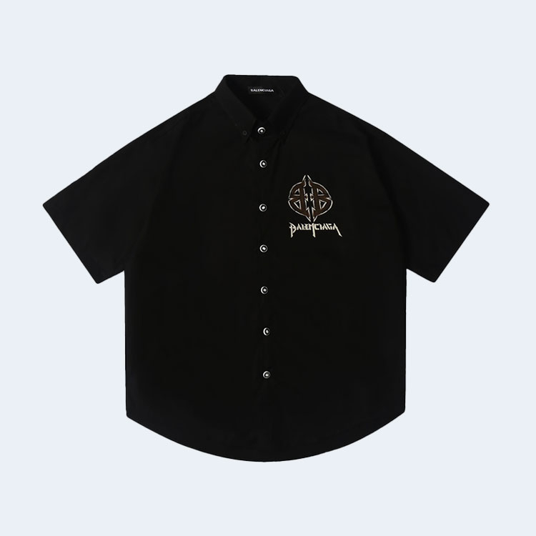 발렌시아가 파리스 BB 에일리언 아이콘 셔츠 블랙