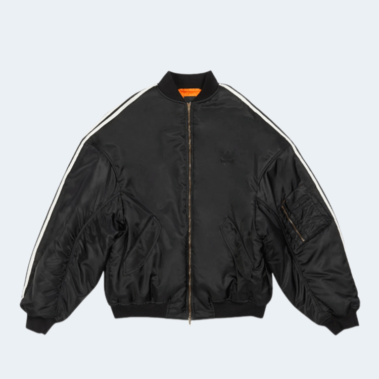 발렌시아가 x 아디다스 봄버 자켓 블랙