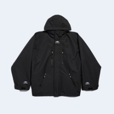 발렌시아가 3B 스포츠 아이콘 스키 파카 블랙