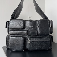 발렌시아가 수퍼비지 라지 슬링백 70216821