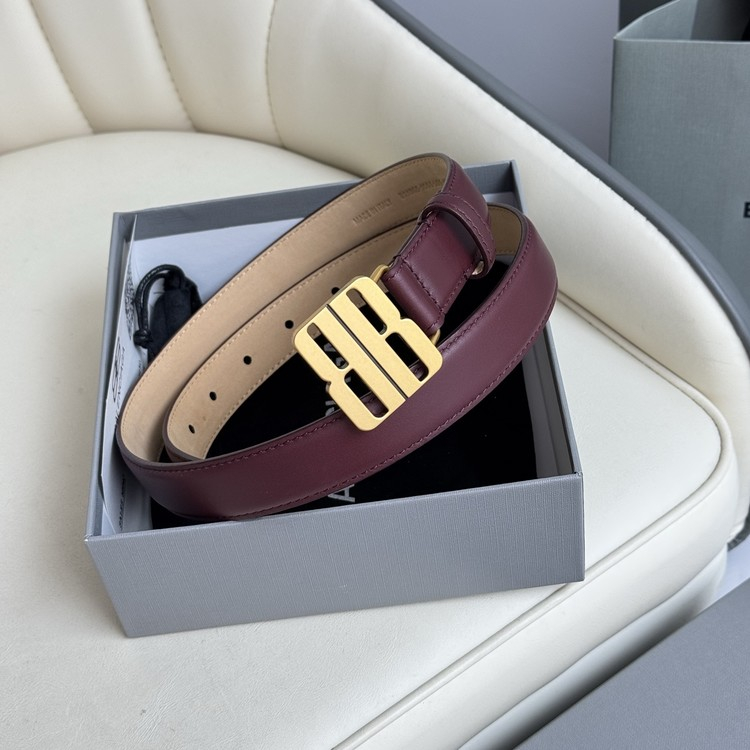 발렌시아가 BB 나노 금장 벨트