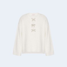 발렌티노 가라바니 자수 울 스웨터