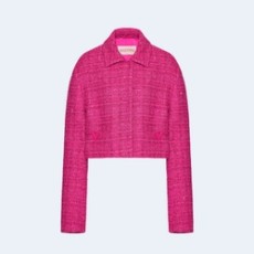 발렌티노 글레이즈 트위드 라이트 재킷