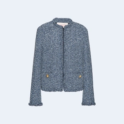 발렌티노 라운드넥 트위드자켓
