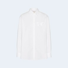 발렌티노 버터플라이 아플리케 셔츠