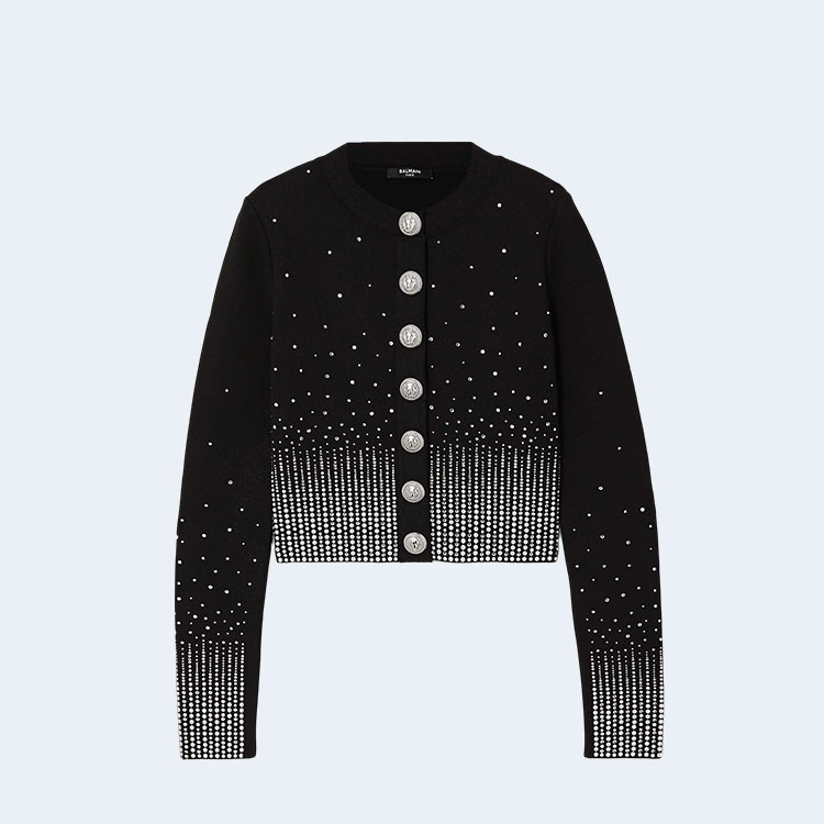 발망 크리스탈 엠벨리시드 니트 가디건