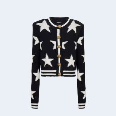 발망 블랙 코튼 블렌드 가디건