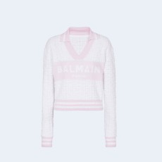 발망 모노그램 디테일 니트 폴로셔츠