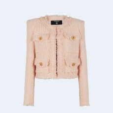 발망 칼라리스 트위드 재킷