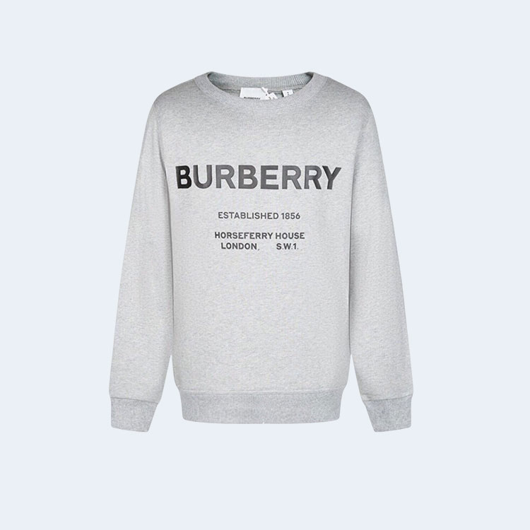 버버리 호스페리 맨투맨 그레이