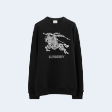 버버리 엠브로이더리 EKD 코튼 스웨트셔츠