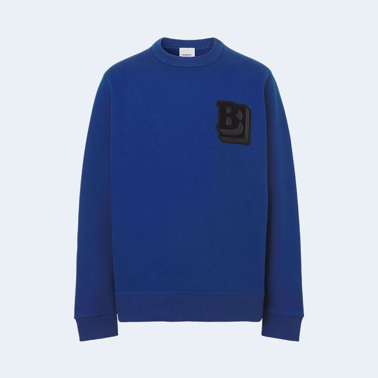 버버리 레터 그래픽 패치 스웨트셔츠