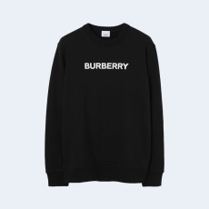 버버리 로고 코튼 스웨트셔츠