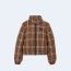 버버리 크롭 체크 나일론 퍼퍼 자켓