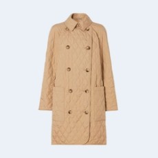 버버리 다이아몬드 퀄팅 코트