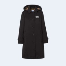 버버리 디태처블 쉐이프 코트