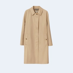 버버리 캠든 헤리티지 카 코트 허니