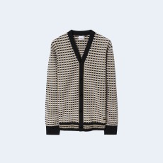 버버리 체크 코튼 블렌드 가디건