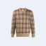 버버리 체크 자카드 니트