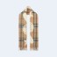버버리 몽타주 체크 아카이브 베이지 스카프