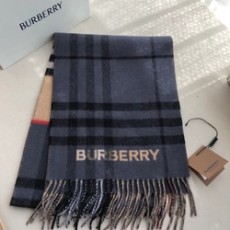 버버리 캐시미어 100% 로고 머플러