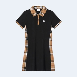 버버리 레이디 블랙 폴로 드레스