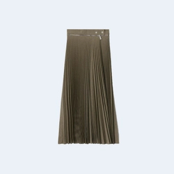 버버리 플리츠 울 스커트