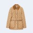 버버리 다이아몬드 퀄팅 나일론 베이지 자켓