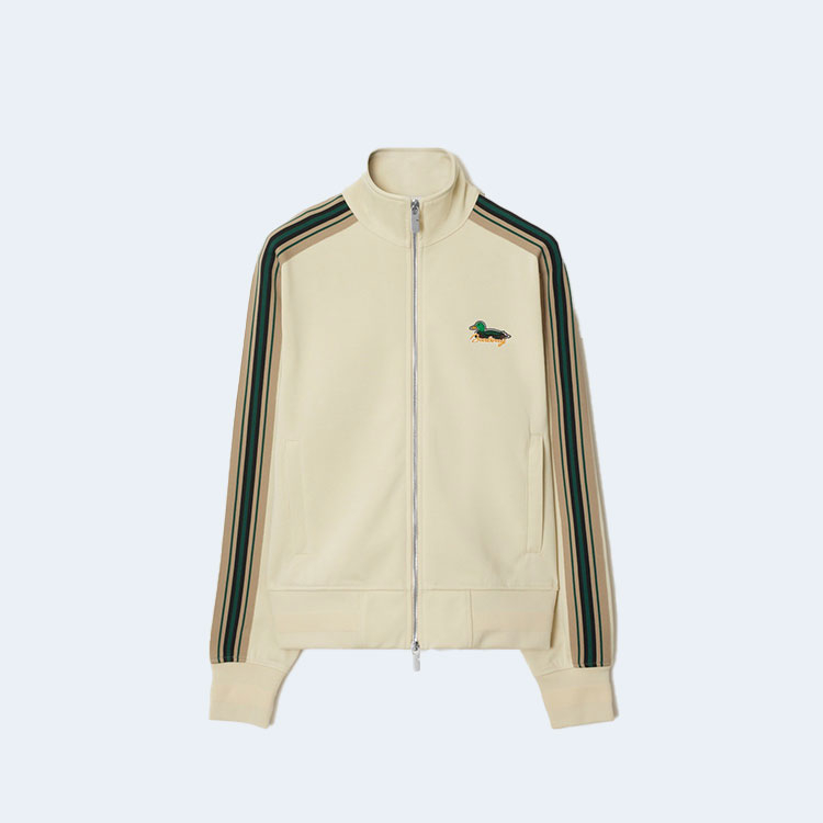 버버리 스트라이프 저지 트랙 재킷