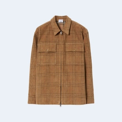 버버리 체크 코듀로이 셔츠