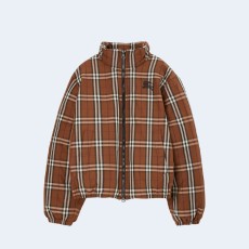 버버리 체크 다크 버치 브라운 자켓
