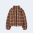 버버리 체크 다크 버치 브라운 자켓