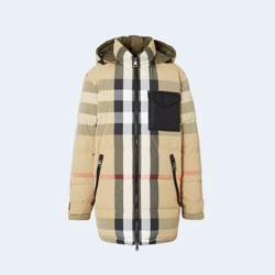 버버리 리버시블 체크 나일론 패딩 자켓
