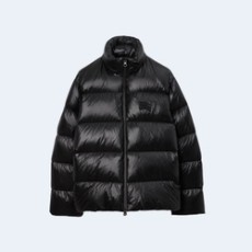 버버리 나일론 푸퍼 자켓 블랙