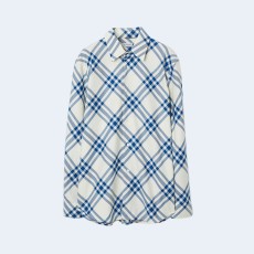 버버리 체크 코튼 셔츠