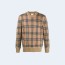 버버리 체크 자카드 니트