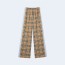 버버리 사이드 스트라이프 빈티지 체크 스트레치 코튼 팬츠 화이트