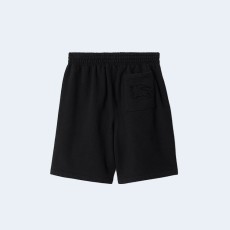 버버리 이퀘스트리안 코튼 쇼츠 블랙