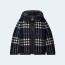 버버리 쉘 트라이피 체크 울 블랜드 자켓
