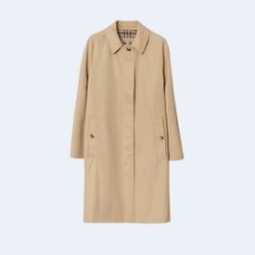 버버리 캠든 헤리티지 카 코트 허니