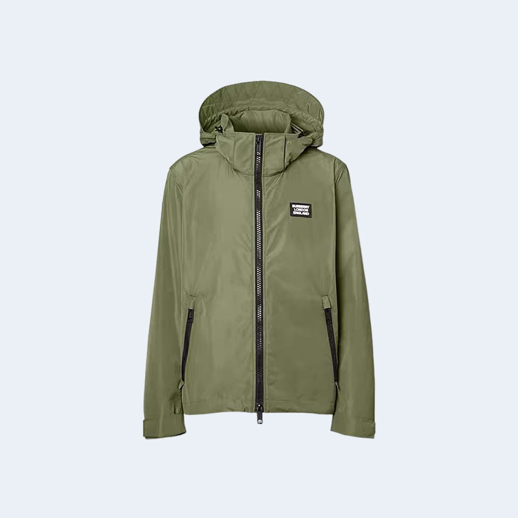 버버리 팩어웨이 후드 자켓 올리브